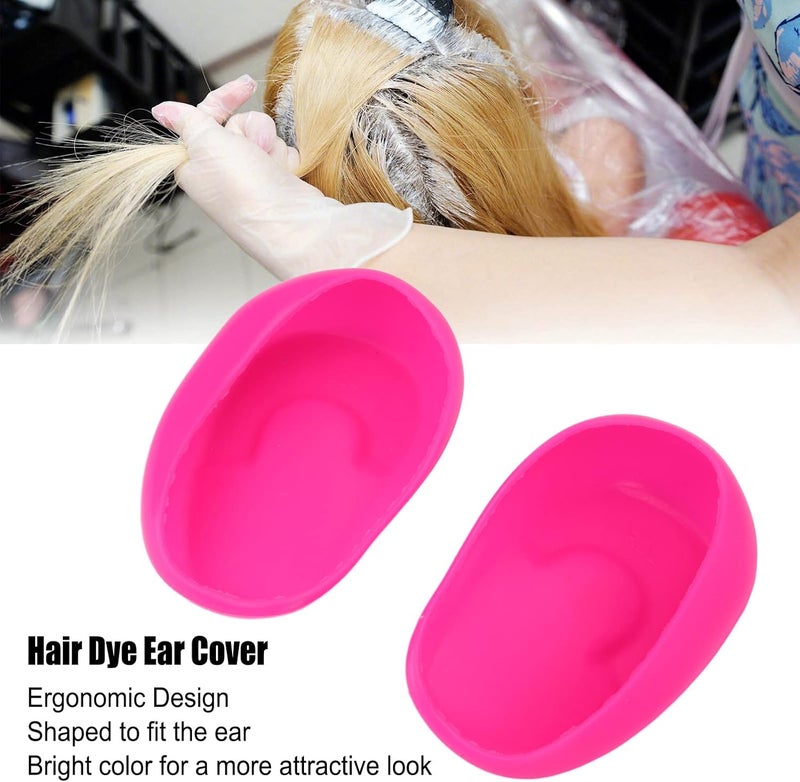 woobles 10pcs Hair Dye Ear Cover, Reusable Protector Shield Salon Styling Kit, DIY Accessories for Salon Barber Hair Dying - Image 5
